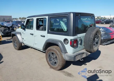 2024 Jeep Wrangler 4-Door Sport 4X4 from USA, damaged, VIN 1C4PJXDN2RW104588